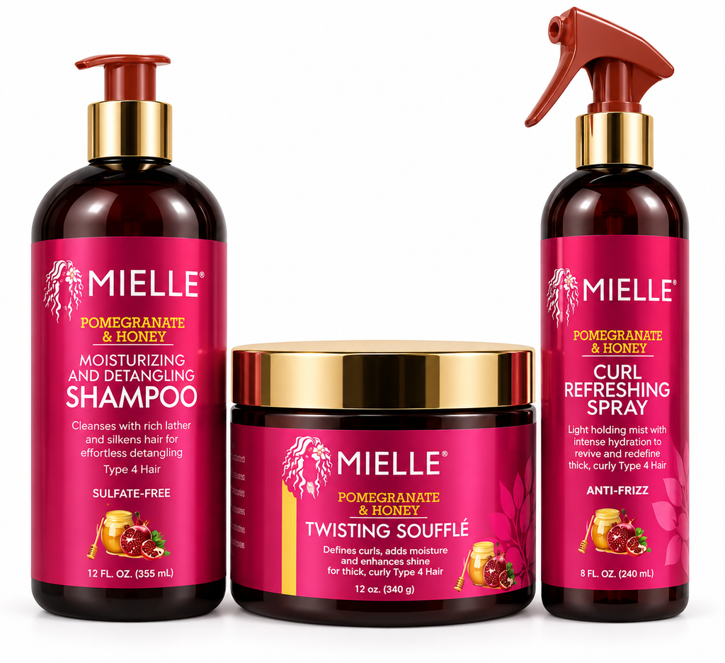Mielle Pomegranate & Honey – Routine Hydratation & Définition des Boucles