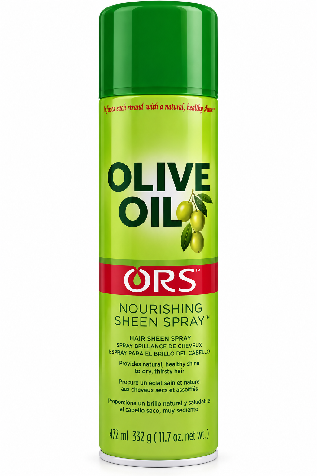 ORS Olive Oil Nourishing Sheen Spray – Spray Brillance Nourrissant à l’Huile d’Olive – 472 ml