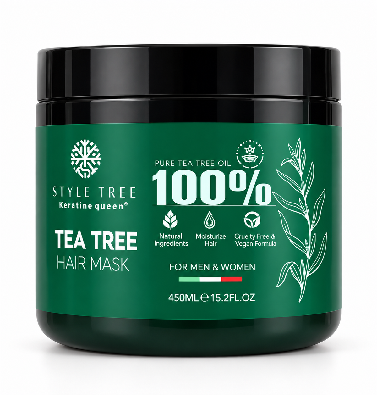 Style Tree Tea Tree – Shampooing Purifiant à l’Huile d’Arbre à Thé 500 ml