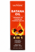 Sauvasine Batana Oil 4-en-1 – Huile Capillaire au Batana, Romarin, Ricin & Graines de Courge – 120 ml.