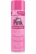 Luster’s Pink Sheen Spray – Spray Brillance & Soin Protecteur à la Vitamine E – 458 ml