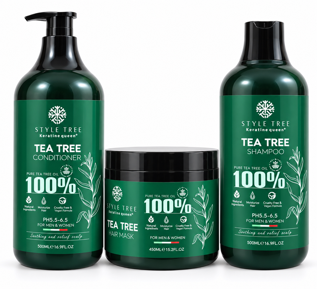 Style Tree Tea Tree – Shampooing Purifiant à l’Huile d’Arbre à Thé 500 ml